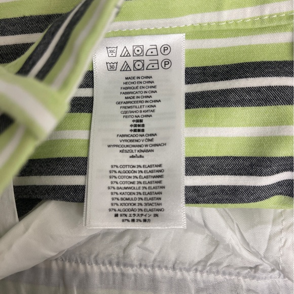 Michael Kors Striped Chino Shorts Women’s 10 - Picture 4 of 7